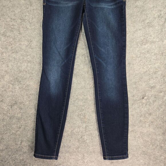 Maurices Everflex High Rise Skinny Jeans Size 0 Regular Dark Wash Stretch - Picture 3 of 9